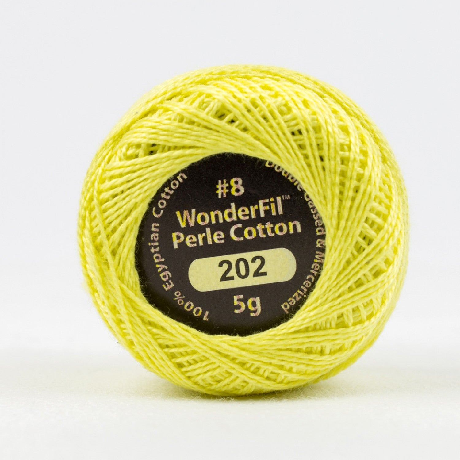 Eleganza #8 Perle Cotton by WonderFil | EL5G-202 Winter Sun | 5 grams