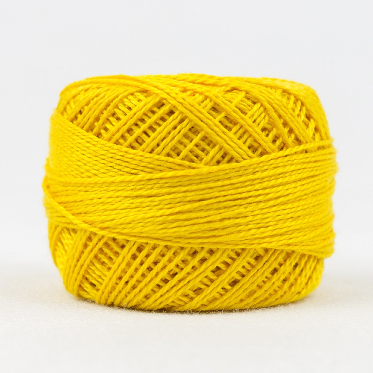 Eleganza #8 Perle Cotton by WonderFil | EL5G-204 Radiant Gold | 5 grams