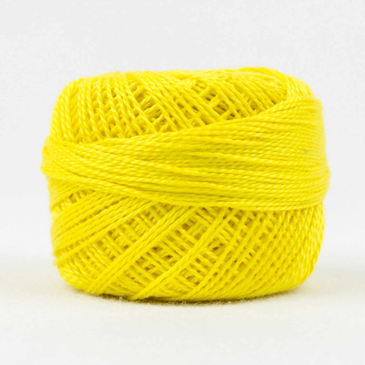 Eleganza #8 Perle Cotton by WonderFil | EL5G-210 Lemon Peel | 5 grams