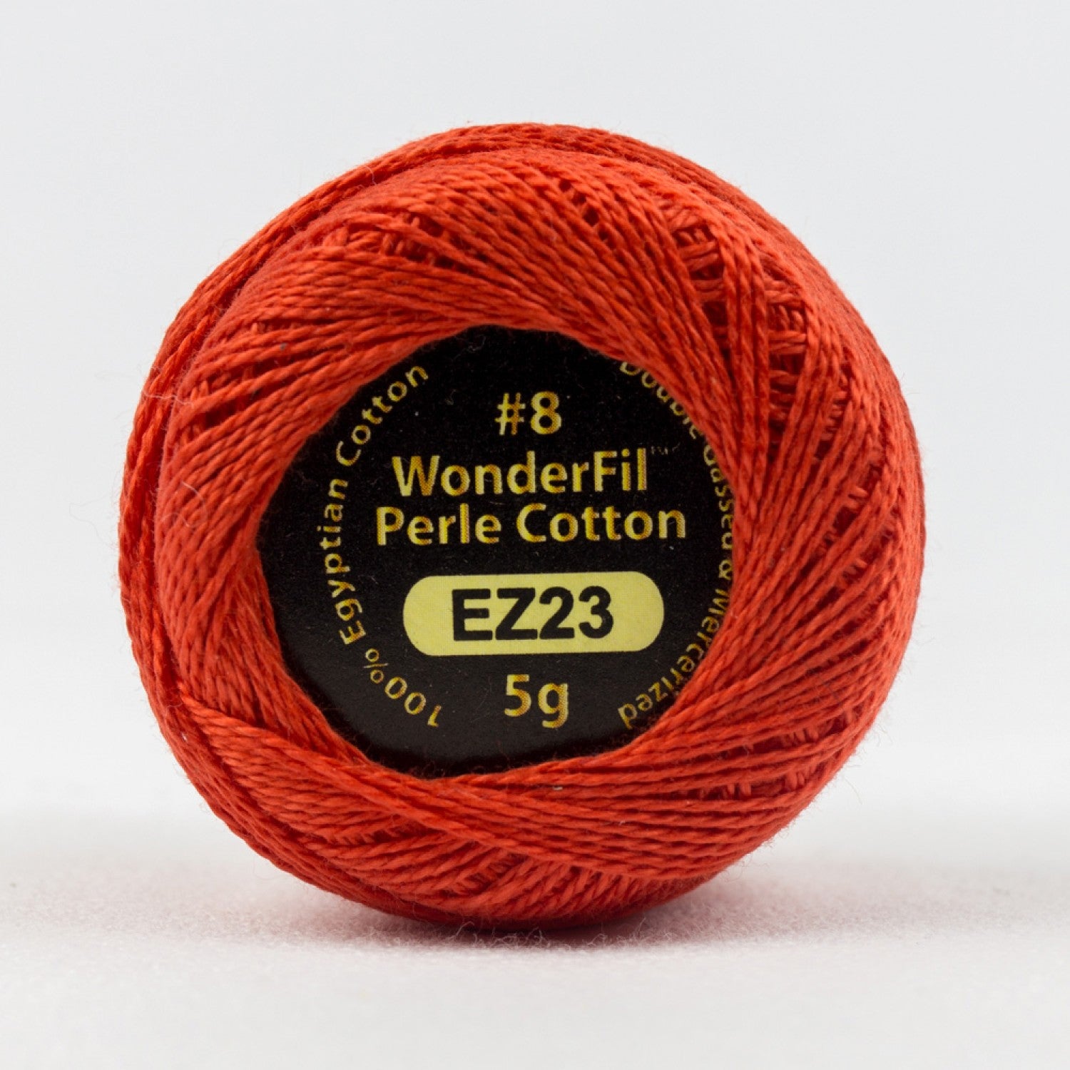 Eleganza #8 Perle Cotton by WonderFil | EL5G-23 Race Car Red | 5 grams