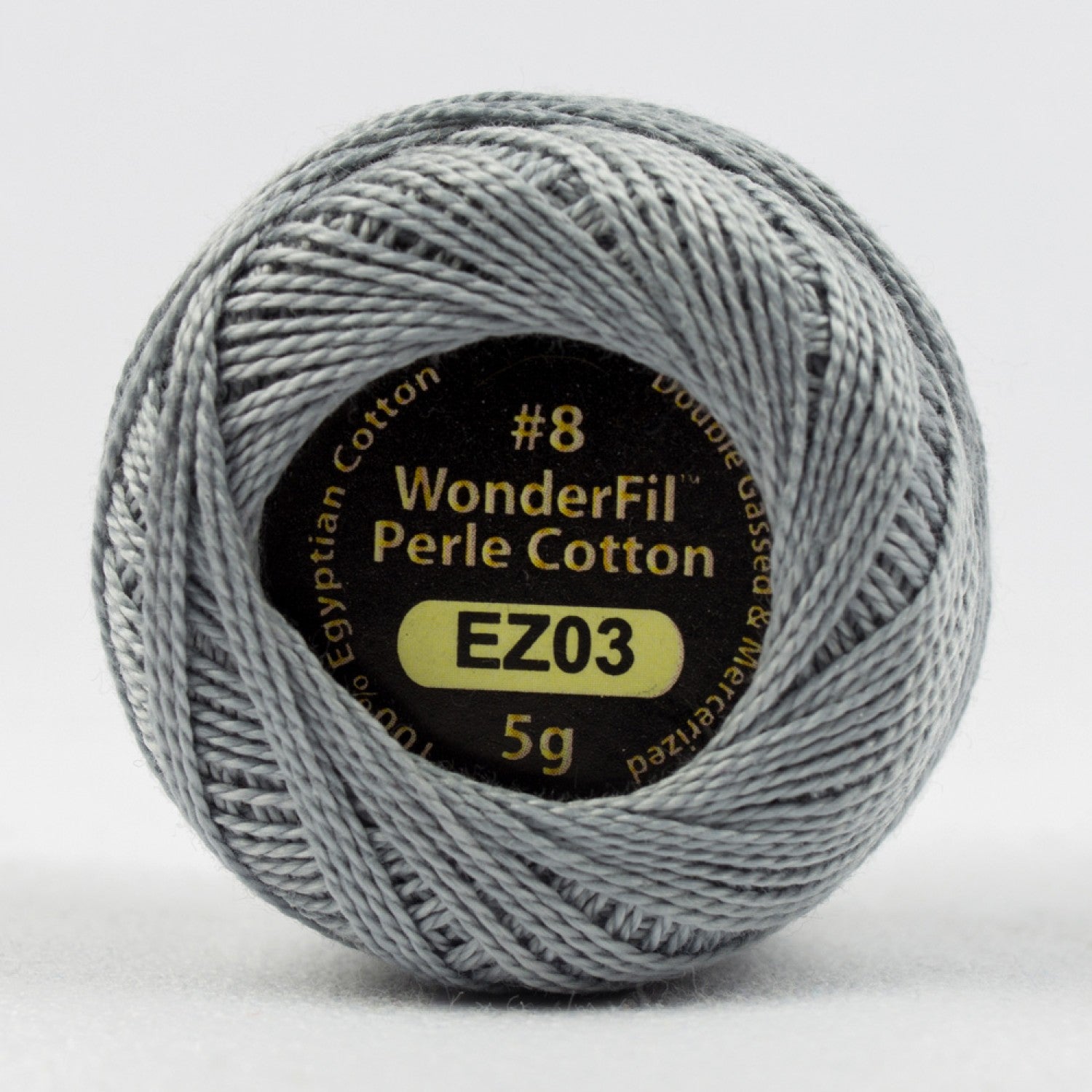 Eleganza #8 Perle Cotton by WonderFil | EL5G-3 Silverware | 5 grams