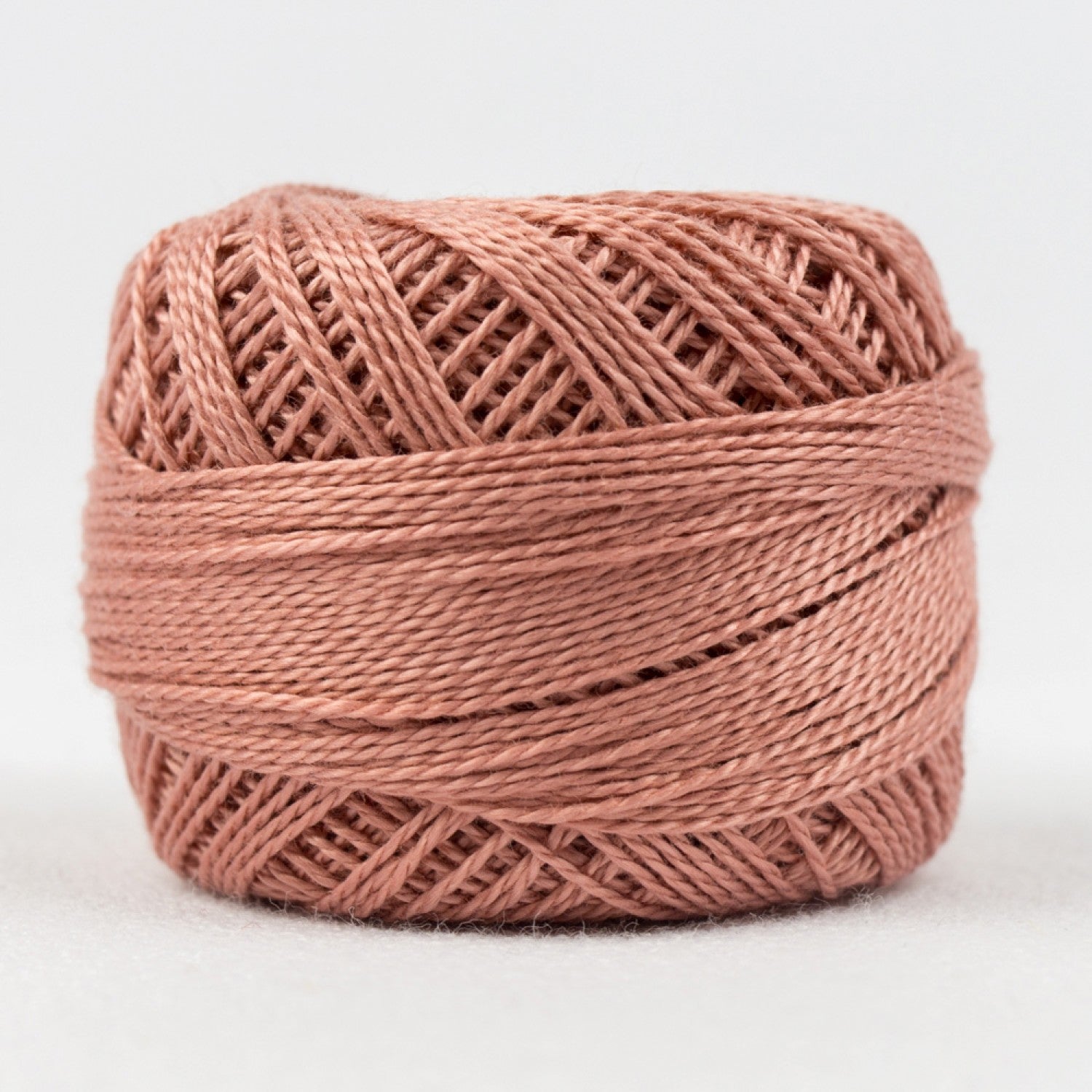 Eleganza #8 Perle Cotton by WonderFil | EL5G-306 Rosy Tan | 5 grams