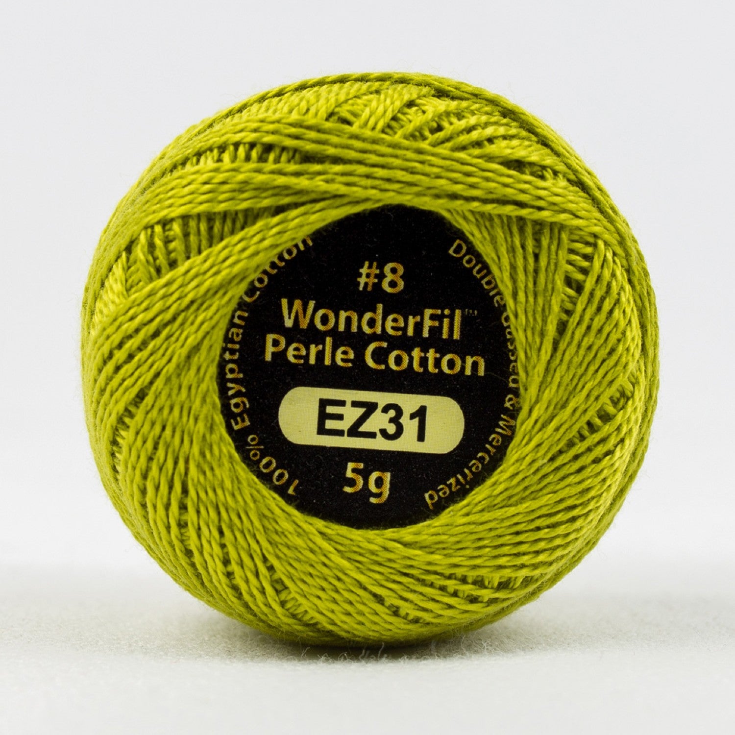 Eleganza #8 Perle Cotton by WonderFil | EL5G-31 Lemongrass | 5 grams