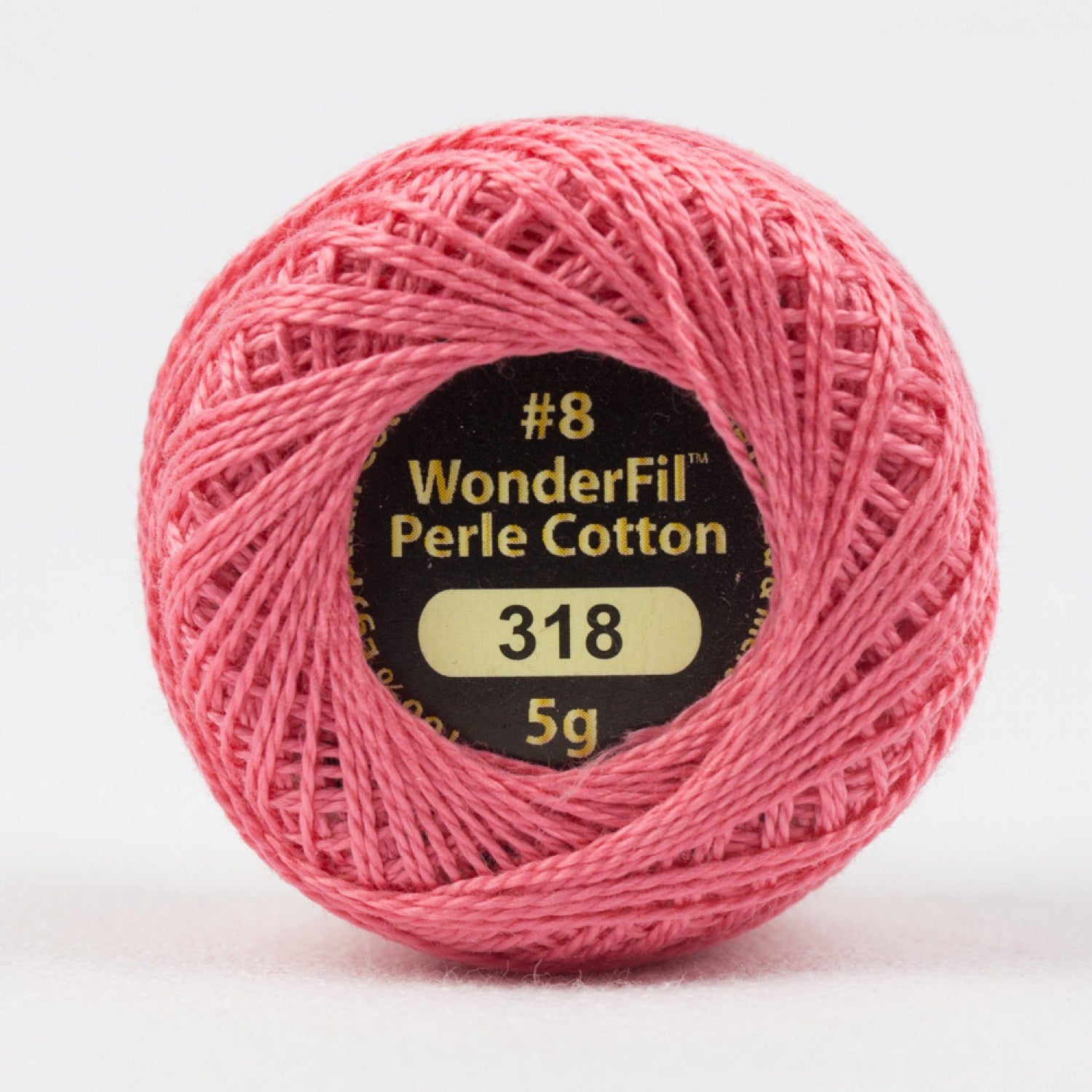 Eleganza #8 Perle Cotton by WonderFil | EL5G-318 Bubble Gum | 5 grams