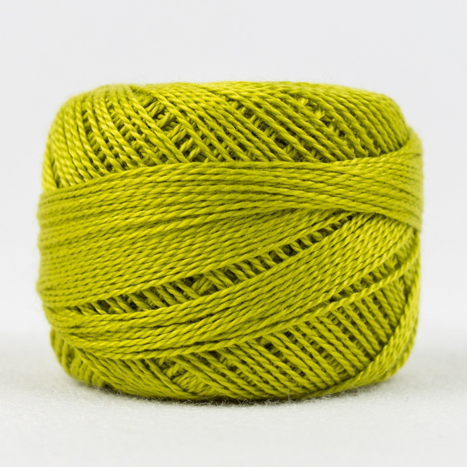 Eleganza #8 Perle Cotton by WonderFil | EL5G-31 Lemongrass | 5 grams