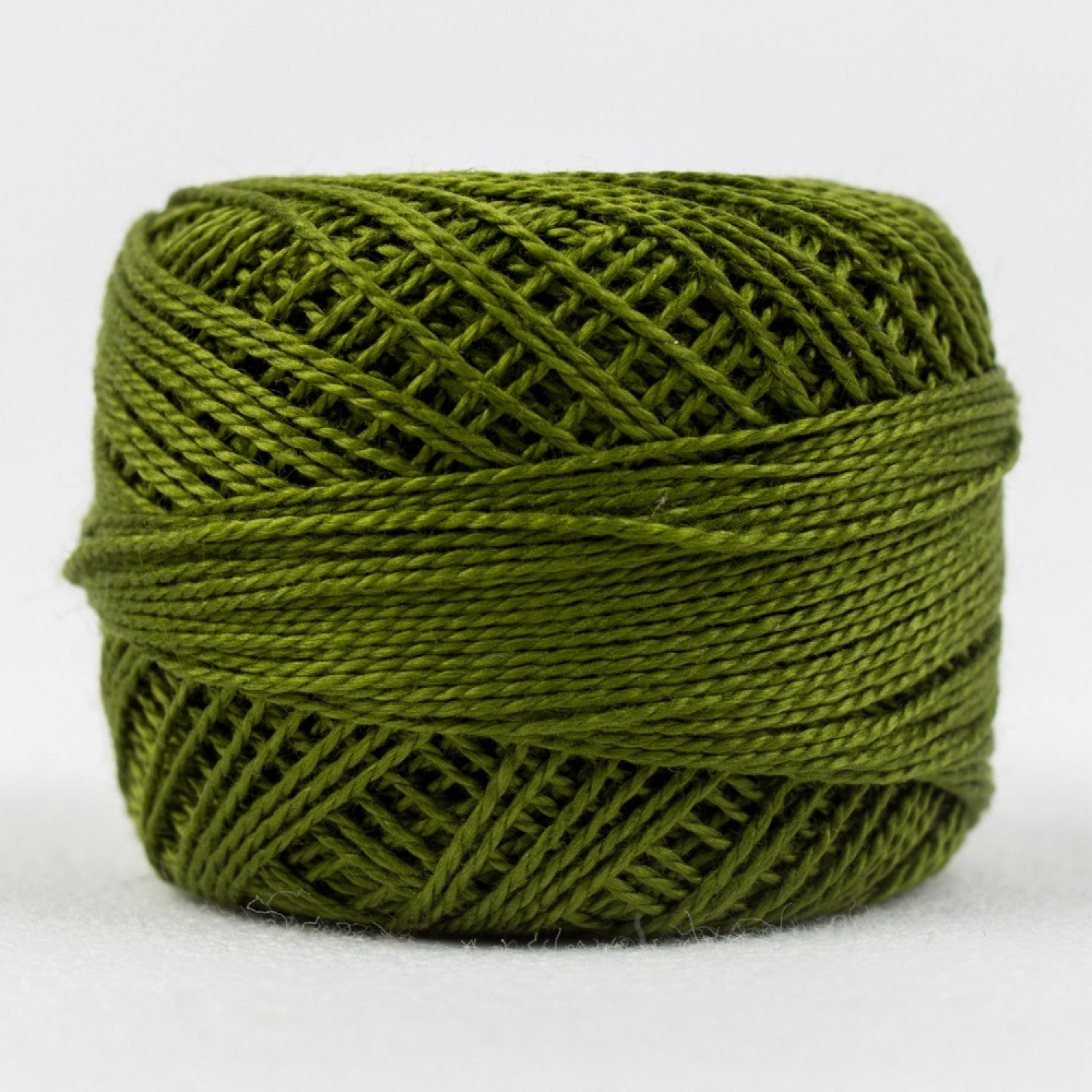 Eleganza #8 Perle Cotton by WonderFil | EL5G-33 Marsh Green | 5 grams