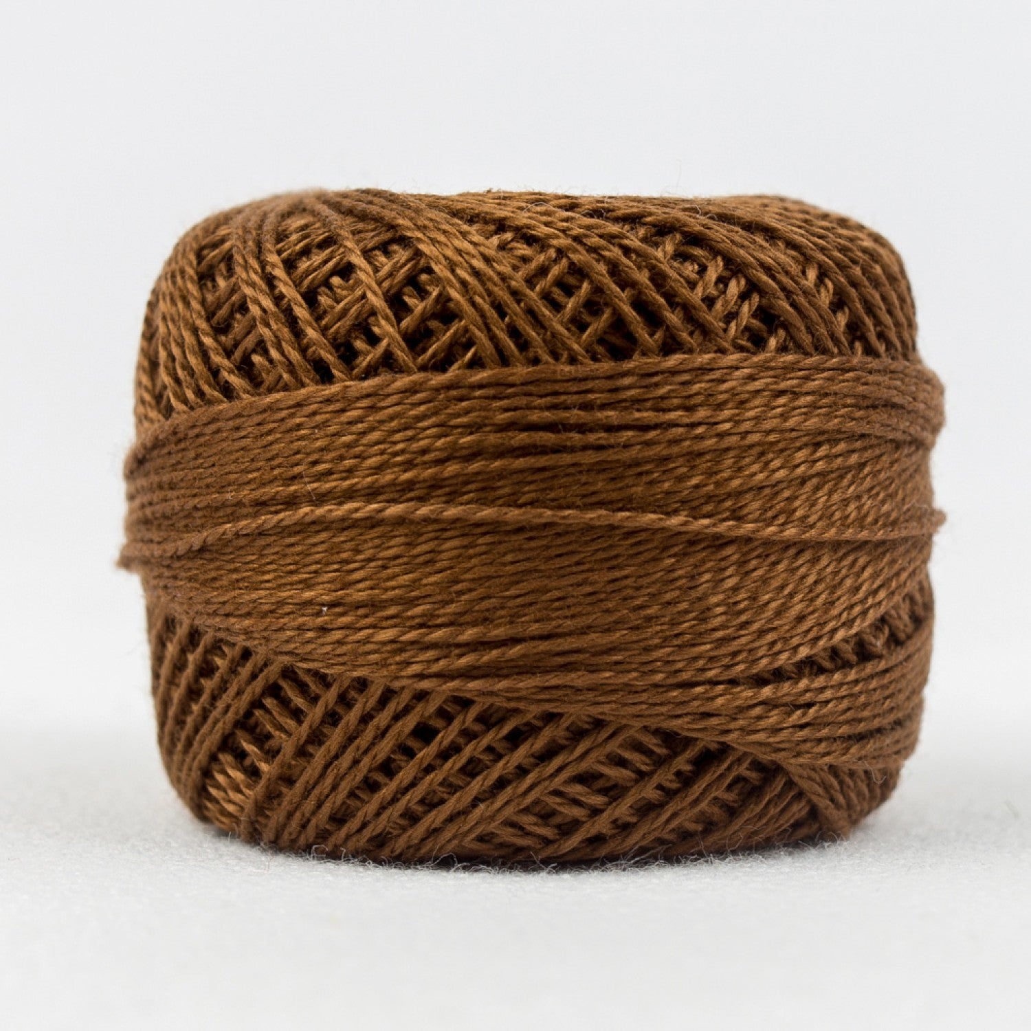 Eleganza #8 Perle Cotton by WonderFil | EL5G-416 Milk Chocolate | 5 grams