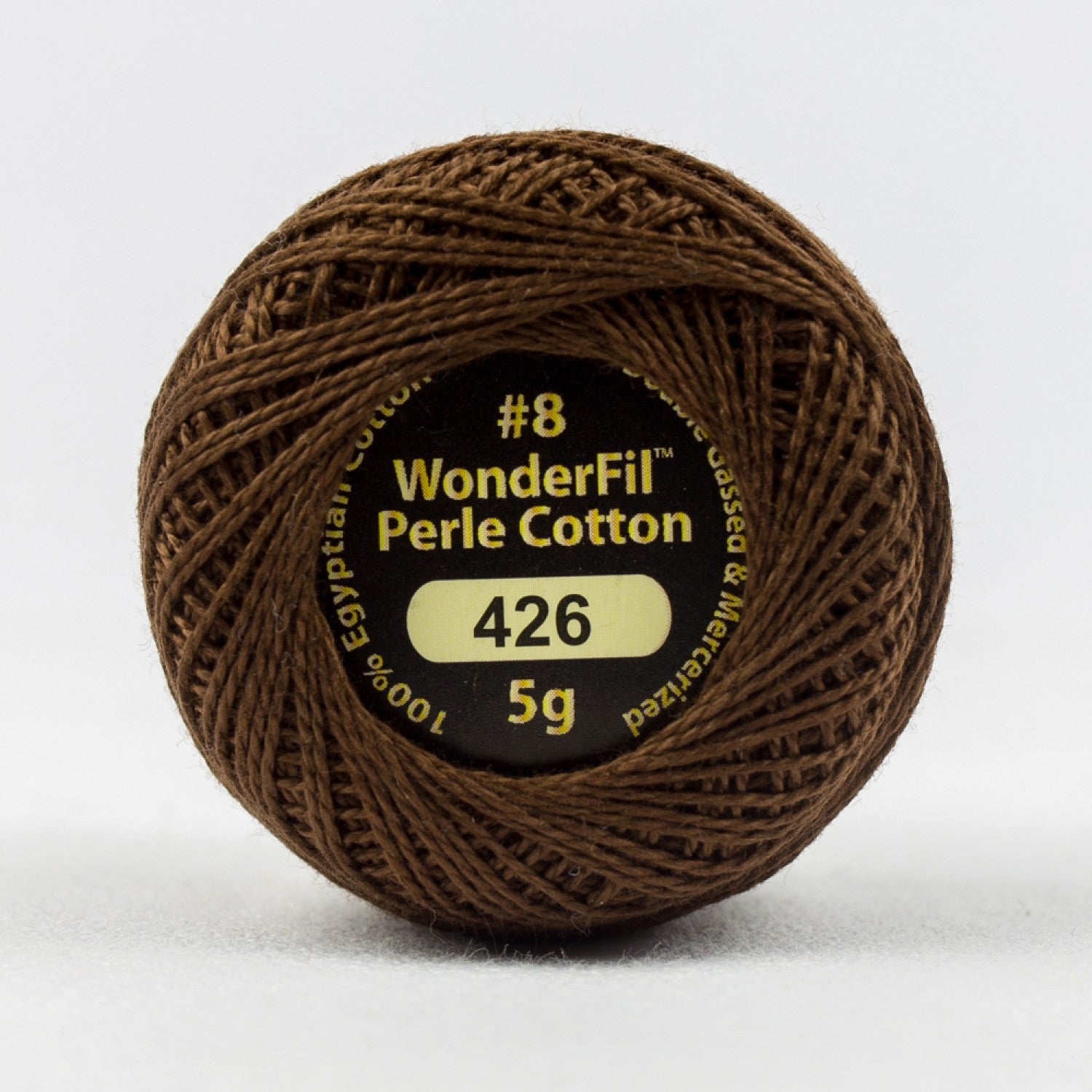 Eleganza #8 Perle Cotton by WonderFil | EL5G-426 Nutmeg | 5 grams