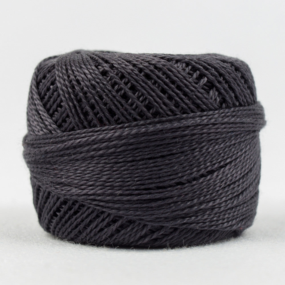 Eleganza #8 Perle Cotton by WonderFil | EL5G-4 Chiseled Slate | 5 grams