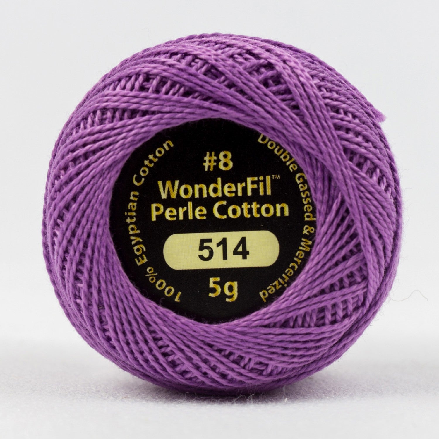 Eleganza #8 Perle Cotton by WonderFil | EL5G-514 Fragrant Lilac | 5 grams