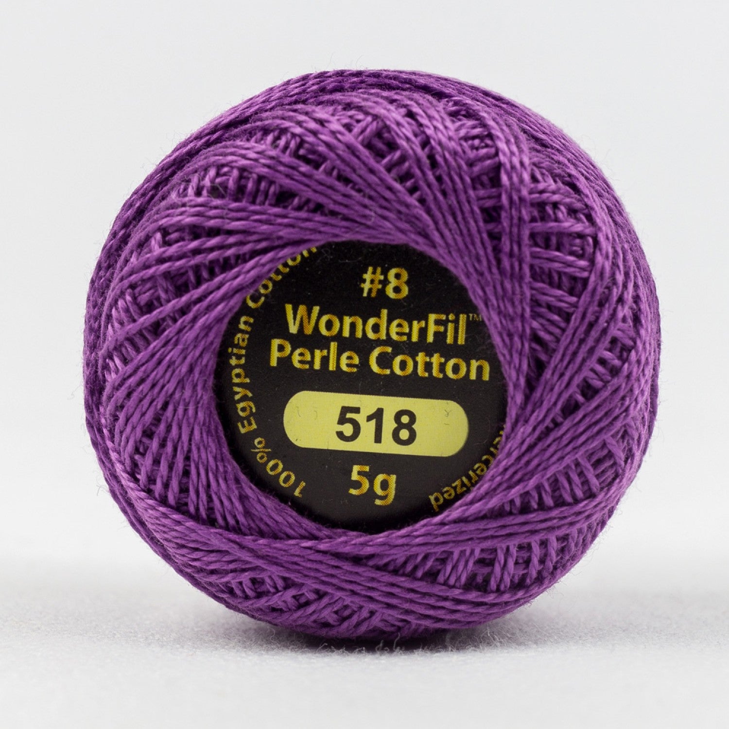 Eleganza #8 Perle Cotton by WonderFil | EL5G-518 Amethyst | 5 grams