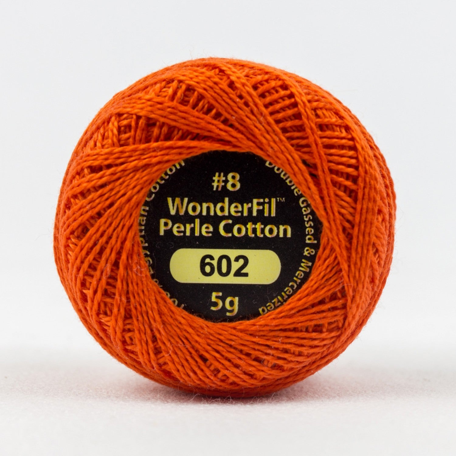 Eleganza #8 Perle Cotton by WonderFil | EL5G-602 Hot Coals | 5 grams