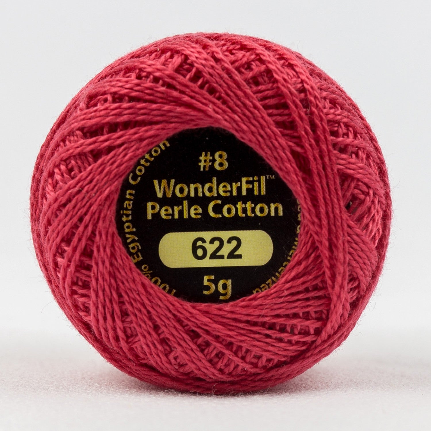 Eleganza #8 Perle Cotton by WonderFil | EL5G-622 Bright Lipstick | 5 grams