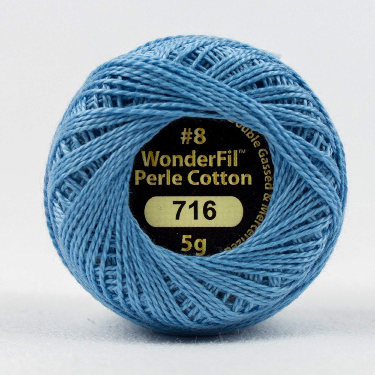 Eleganza #8 Perle Cotton by WonderFil | EL5G-716 Mountain Lake | 5 grams