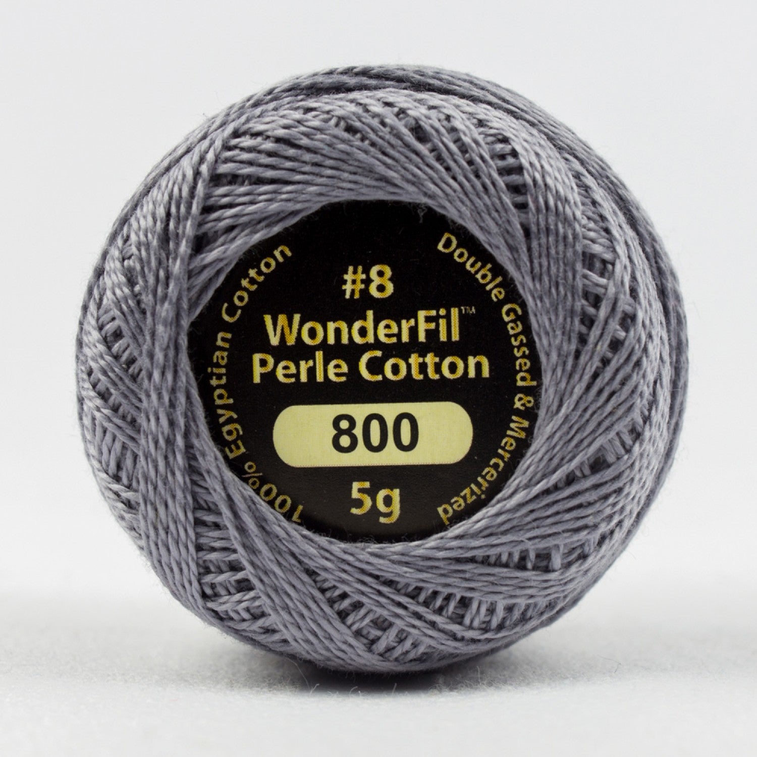 Eleganza #8 Perle Cotton by WonderFil | EL5G-800 Brewing Storm | 5 grams