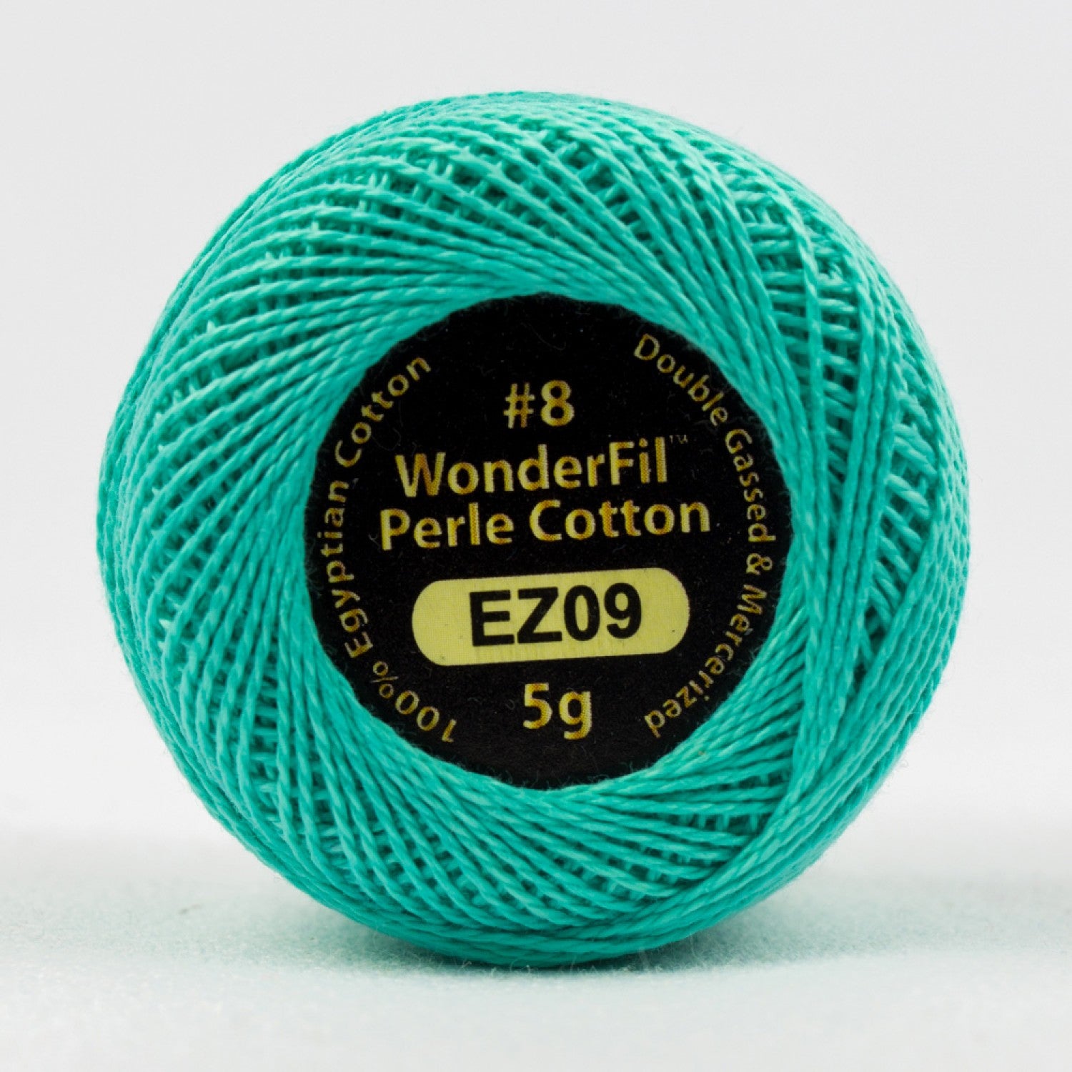 Eleganza #8 Perle Cotton by WonderFil | EL5G-9 Seafood Green | 5 grams