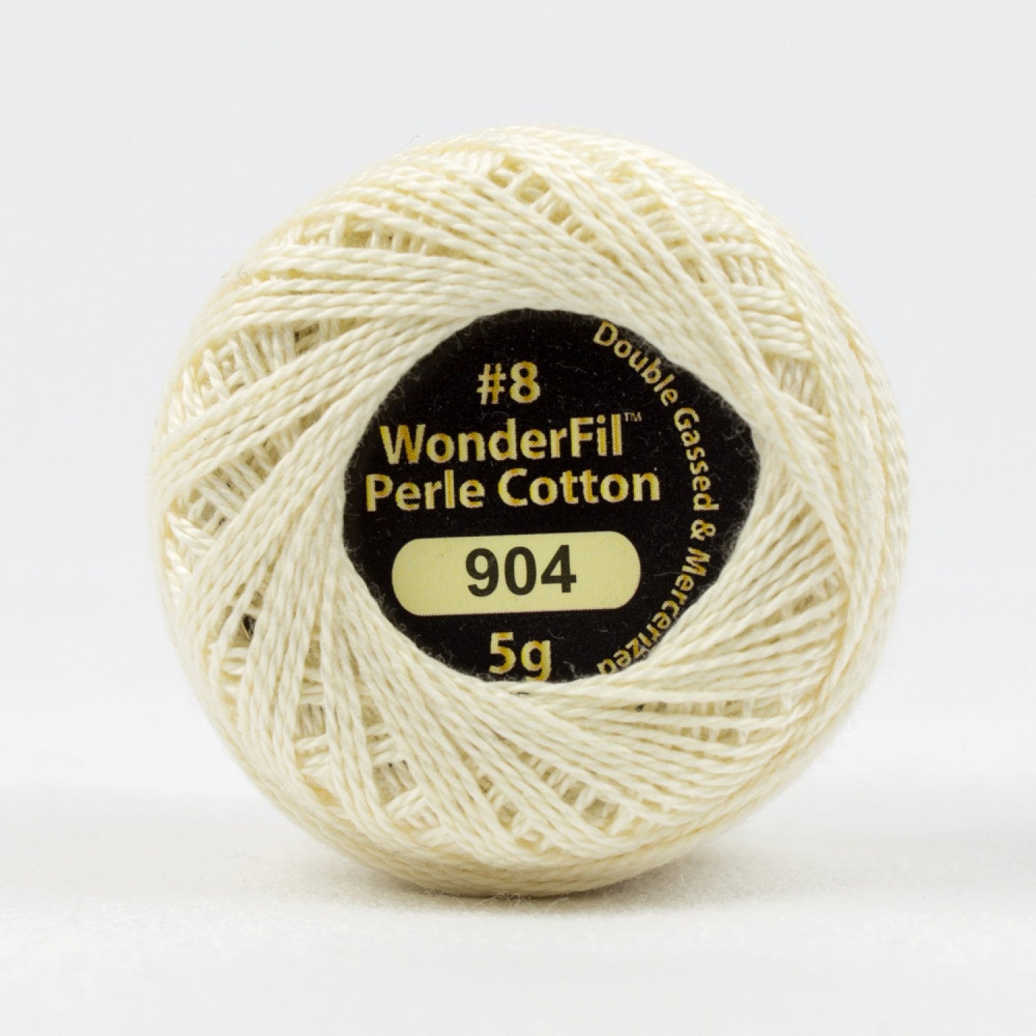 Eleganza #8 Perle Cotton by WonderFil | EL5G-904 Cat’s Cream | 5 grams