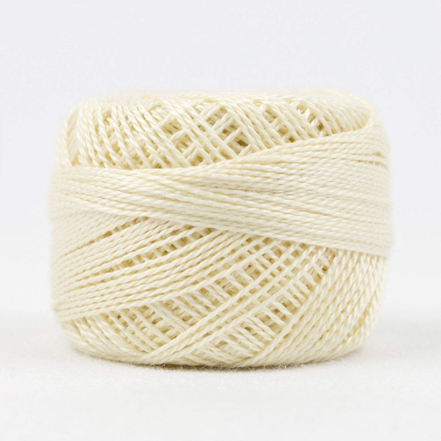 Eleganza #8 Perle Cotton by WonderFil | EL5G-904 Cat’s Cream | 5 grams