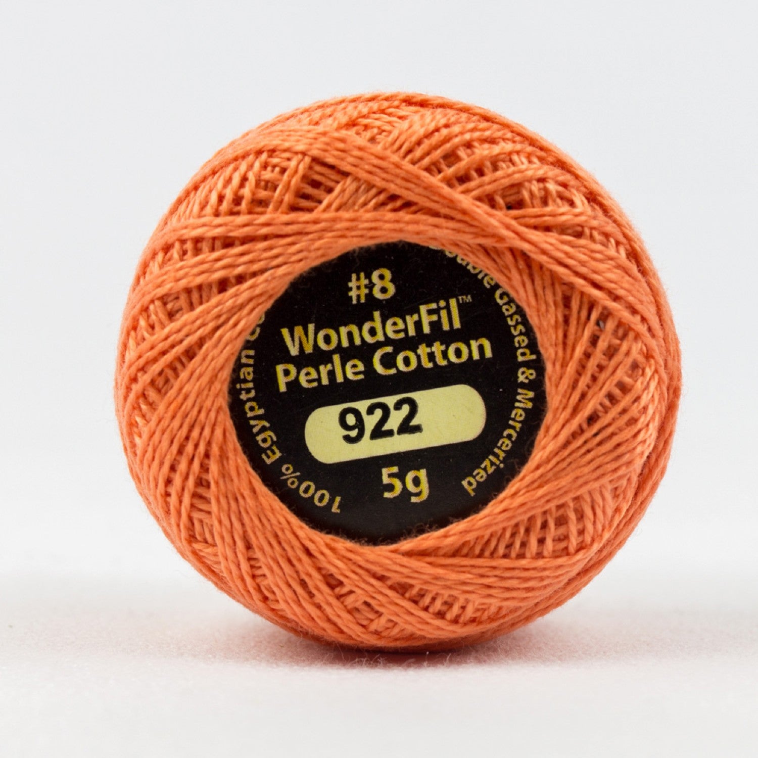 Eleganza #8 Perle Cotton by WonderFil | EL5G-922 Coral | 5 grams