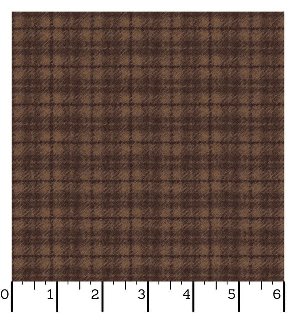 Woolies Flannel | Plaid - Brown by Bonnie Sullivan for Maywood Studio | MASF18502-A2