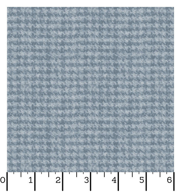 Woolies Flannel | Houndstooth - Light Blue by Bonnie Sullivan for Maywood Studio | MASF18503-B