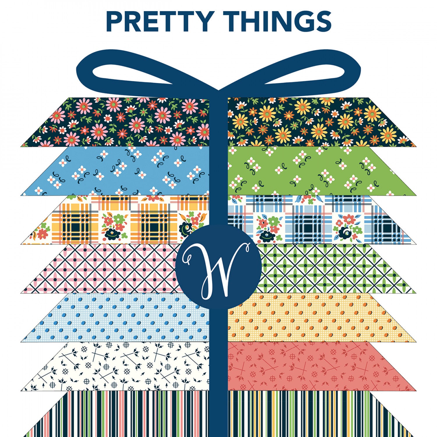 Pretty Things | Fat Quarter Bundle by Denyse Schmidt for Windham Fabrics | 30 pcs