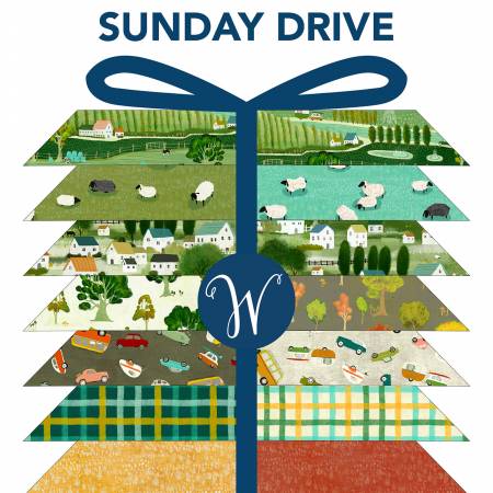 Sunday Drive - Fat Quarter Bundle by Katherine Quinn for Windham | 15 pcs