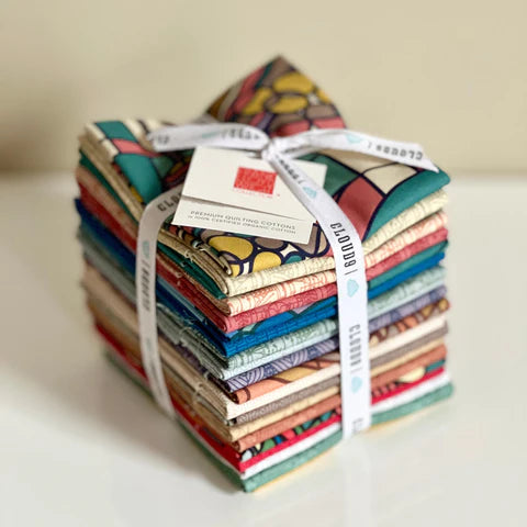 Frank Lloyd Wright Collection by Cloud9 | March Balloons Fat Quarter Bundle | 100% Organic Cotton | 22 pcs