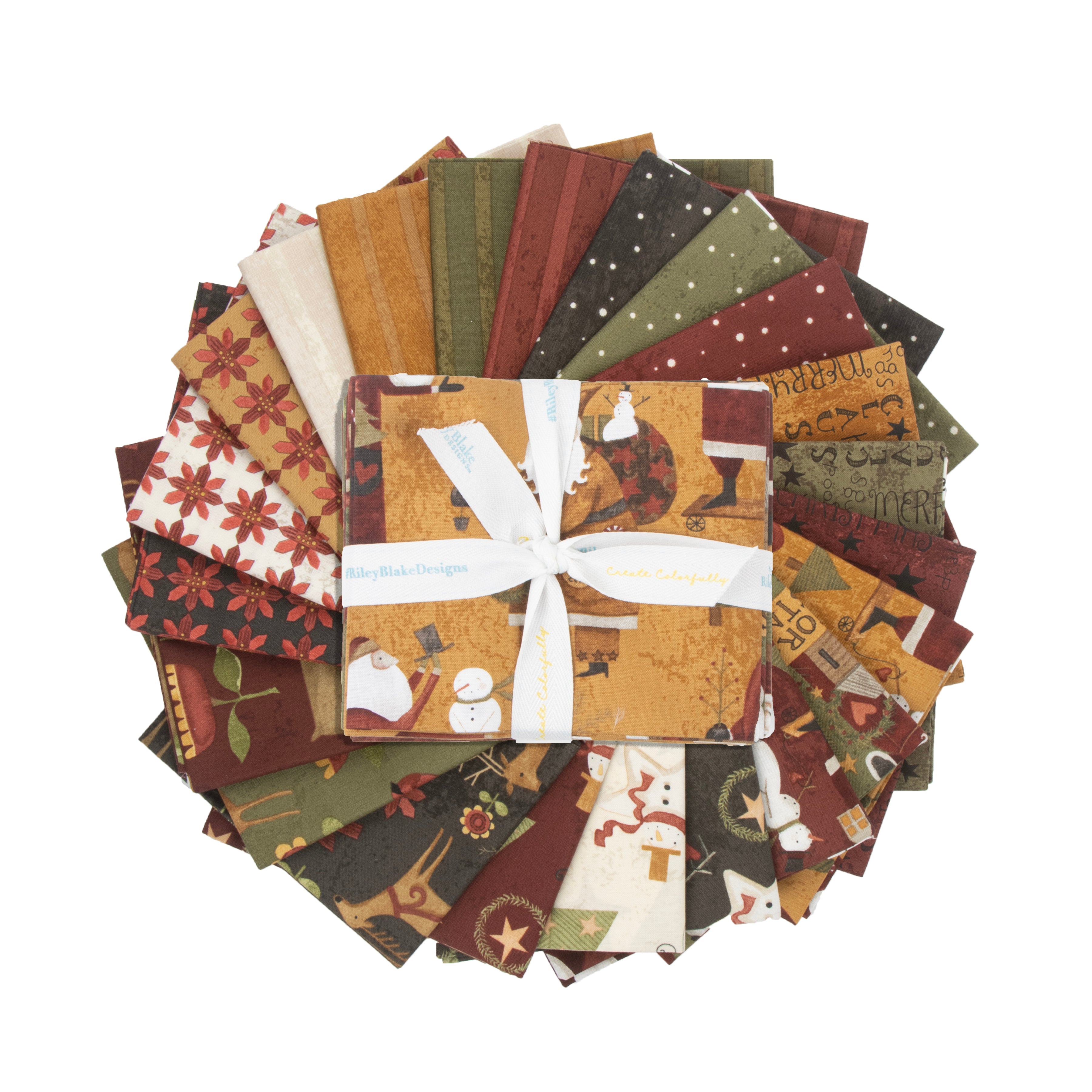 Kringle | Fat Quarter Bundle by Teresa Kogut for Riley Blake | 22pcs