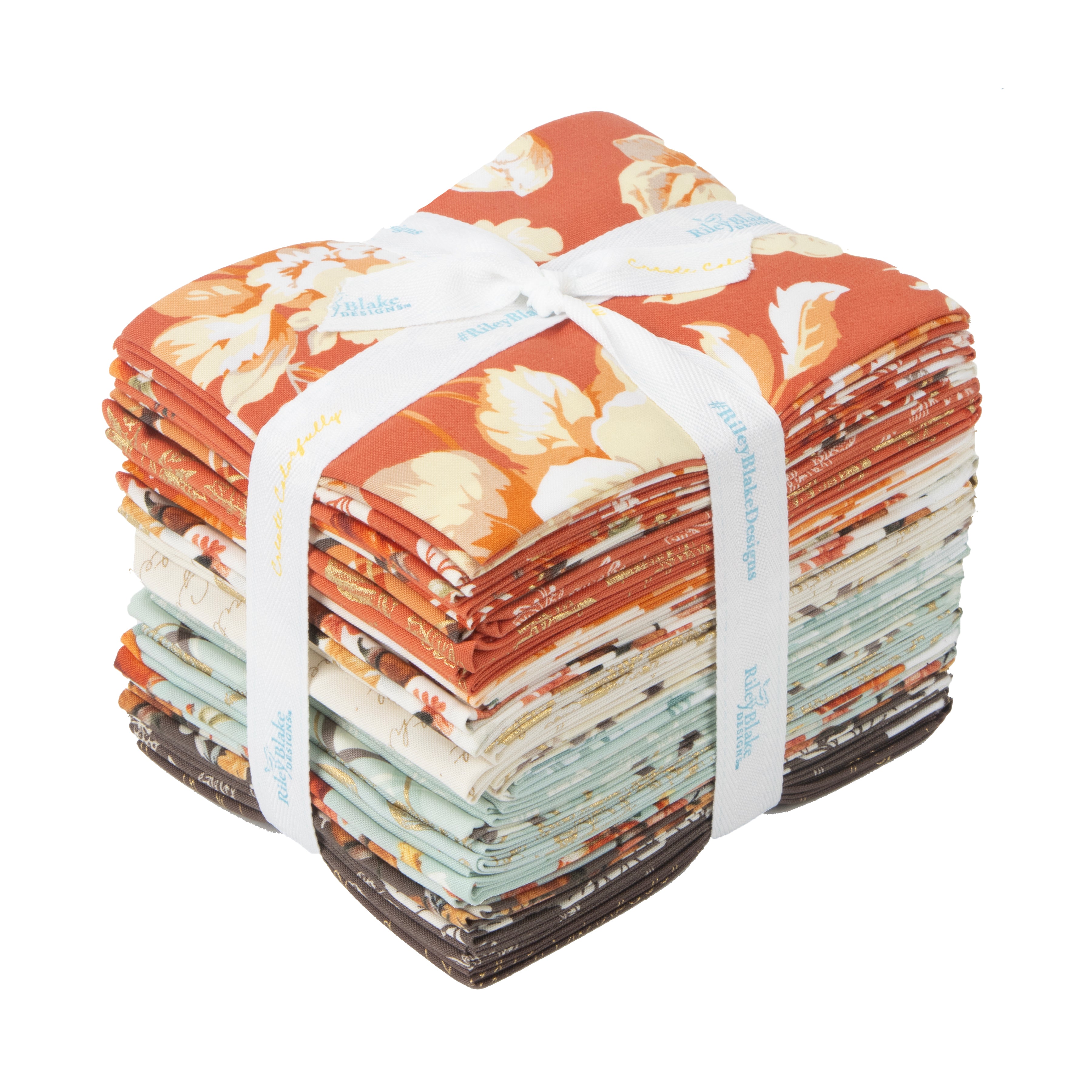 Shades of Autumn | Fat Quarter Bundle by My Mind's Eye for Riley Blake | 24 pcs