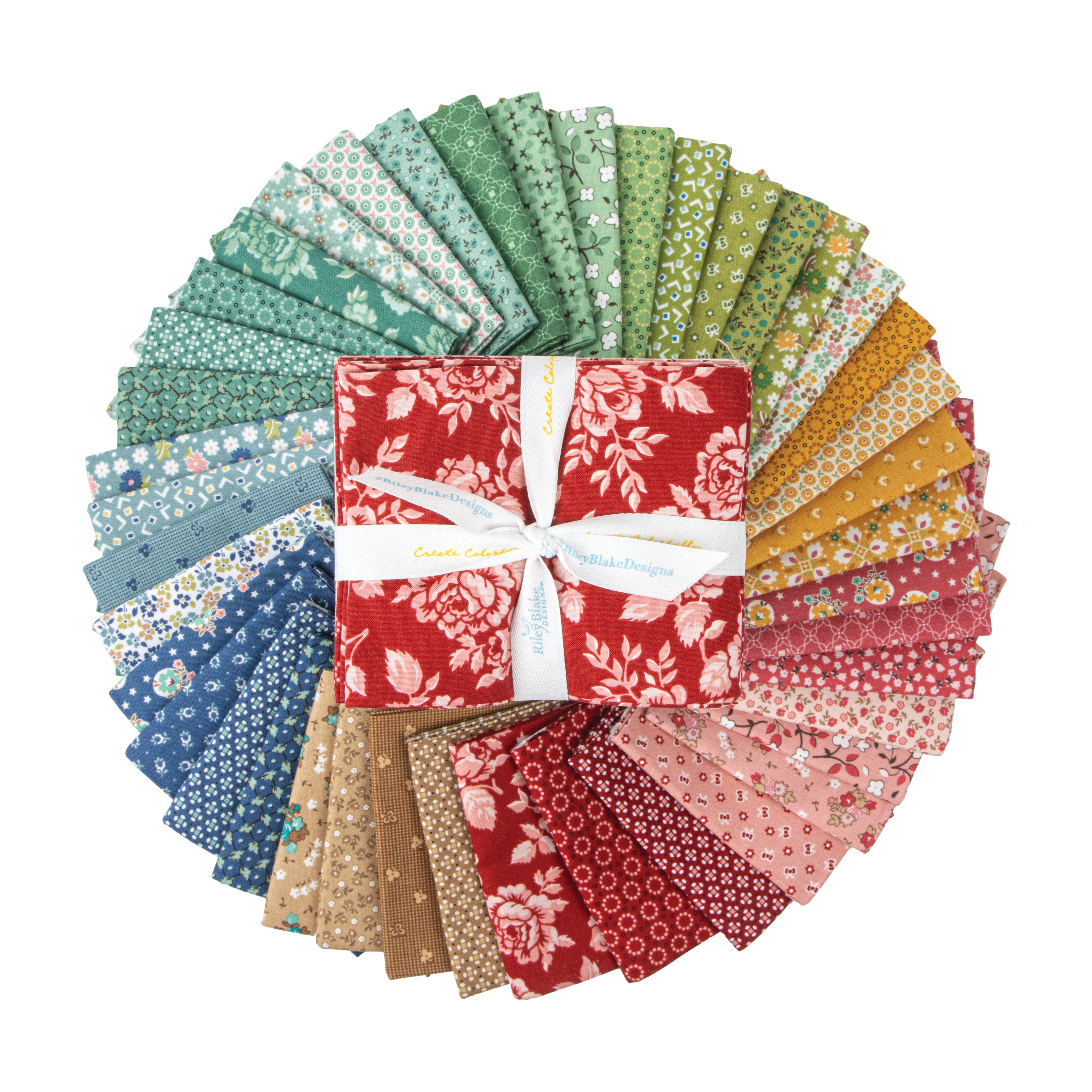 Home Town | Fat Quarter Bundle by Lori Holt for Riley Blake | FQ-13580-42 | 42 pcs