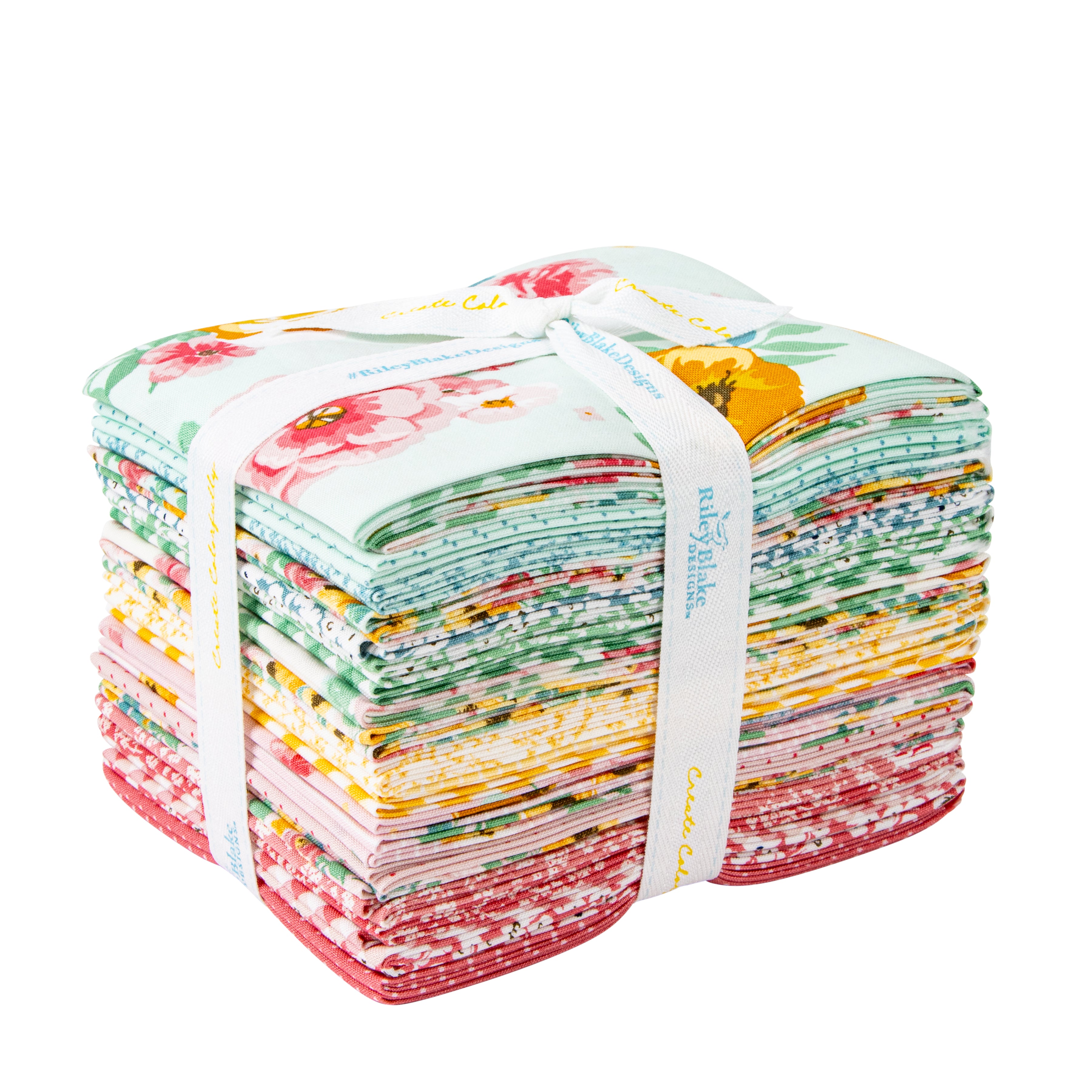 Spring Gardens | Fat Quarter Bundle by My Mind's Eye for Riley Blake | 22 pcs