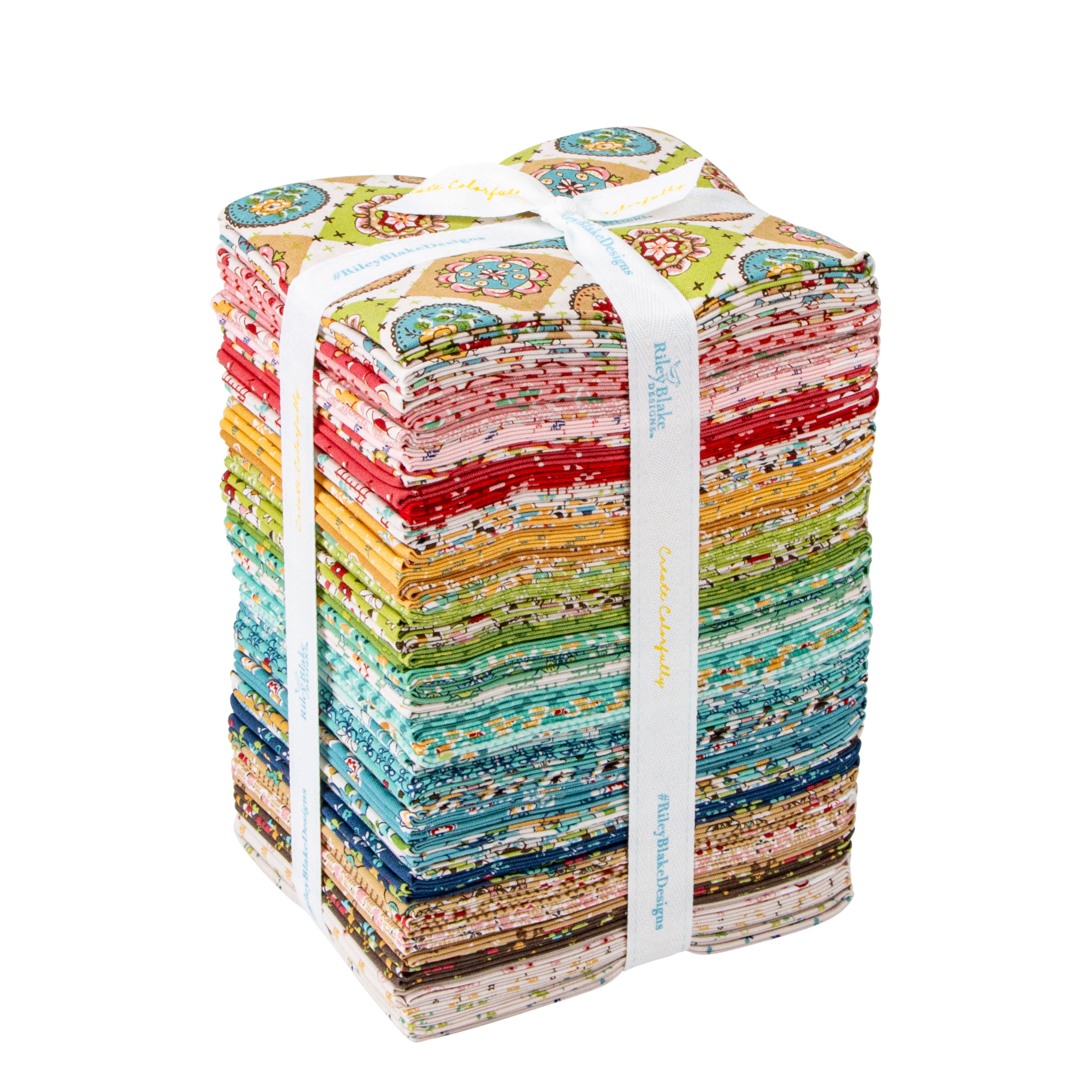 Mercantile | Fat Quarter Bundle by Lori Holt for Riley Blake | 46 pcs