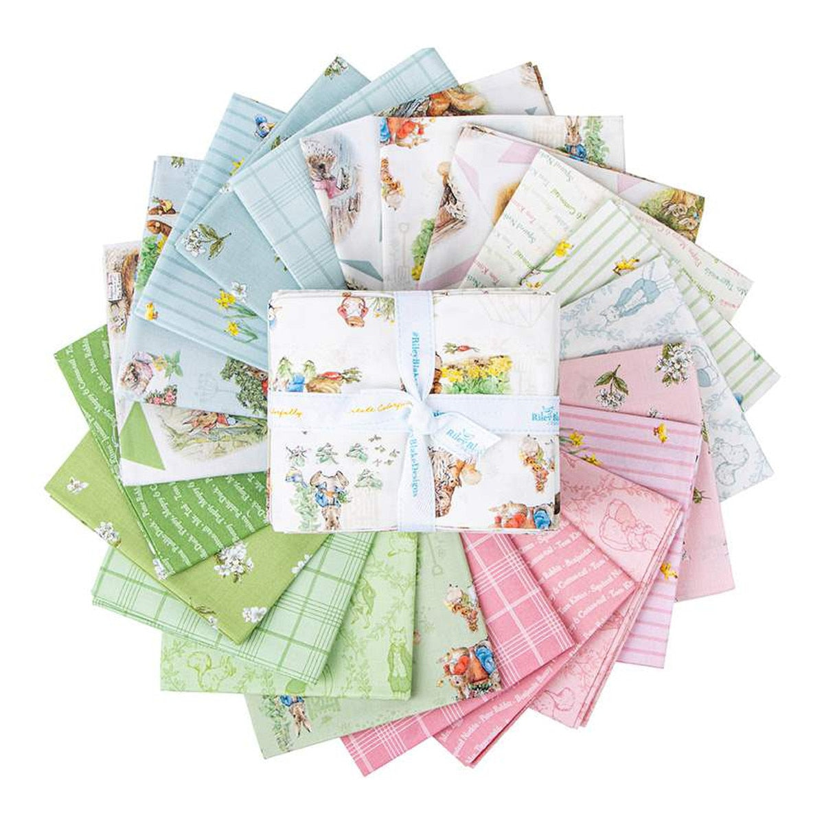 Peter Rabbit & Friends | Fat Quarter Bundle by Beatrix Potter for Riley Blake | 21 pcs