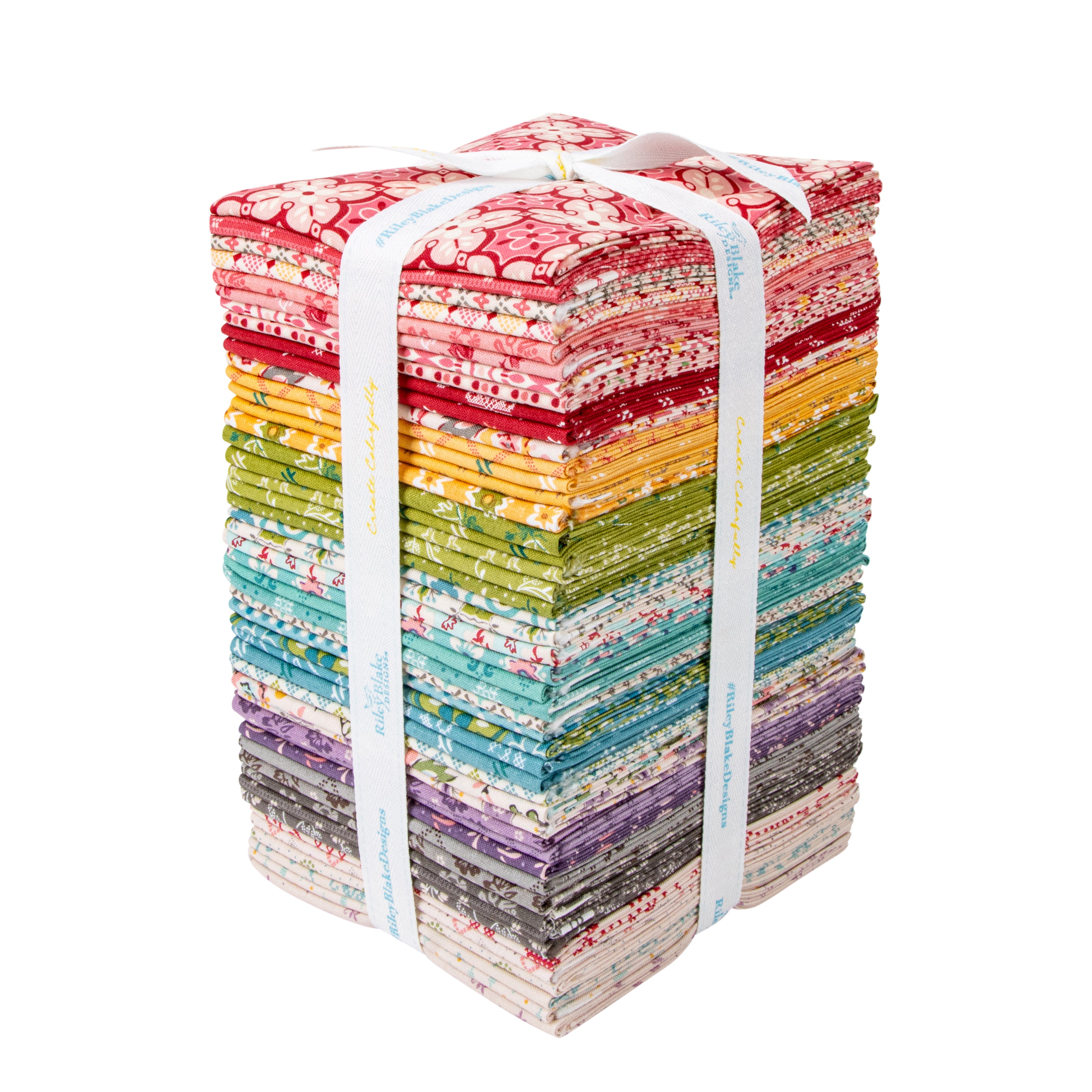 Piece & Plenty | Fat Quarter Bundle by Lori Holt for Riley Blake | 48 pcs