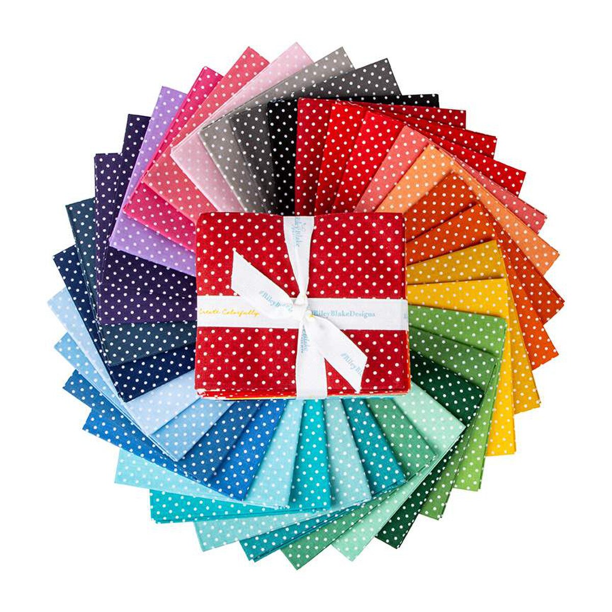 Swiss Dot | Color Fat Quarter Bundle by Riley Blake | 33 pcs