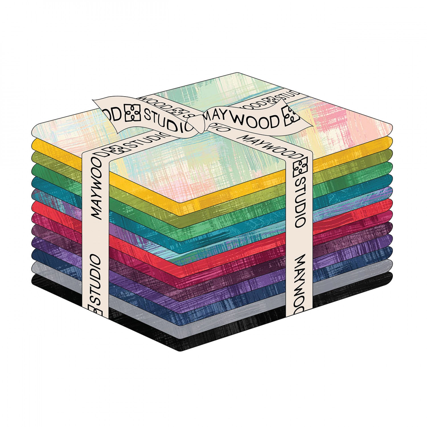 Colorfield | Jewel Tones Fat Quarter Bundle by Maywood Studio | 13 pcs