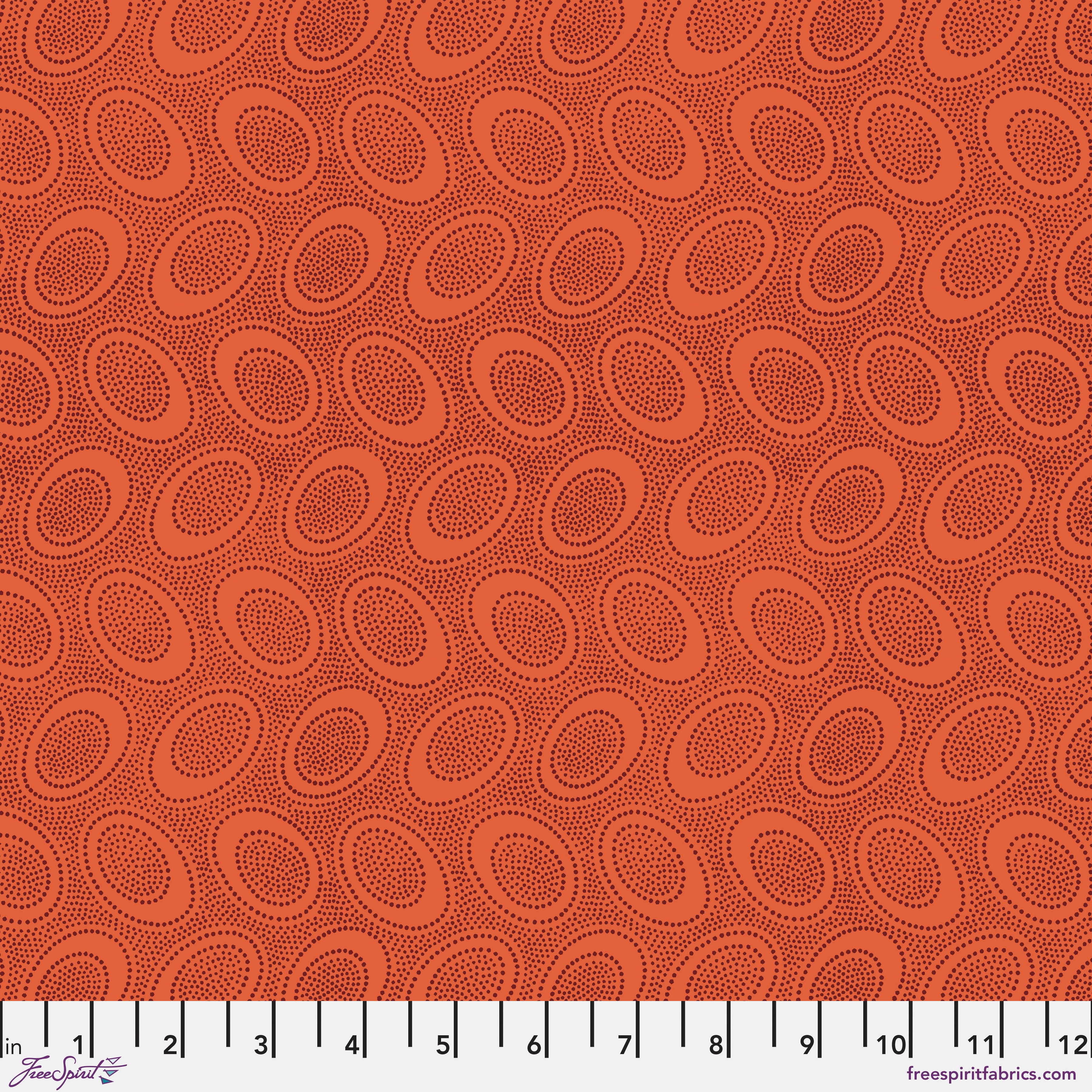 Classics | Aboriginal Dot - Orange by Kaffe Fasett for Kaffe Fassett Collective | GP71.ORAN