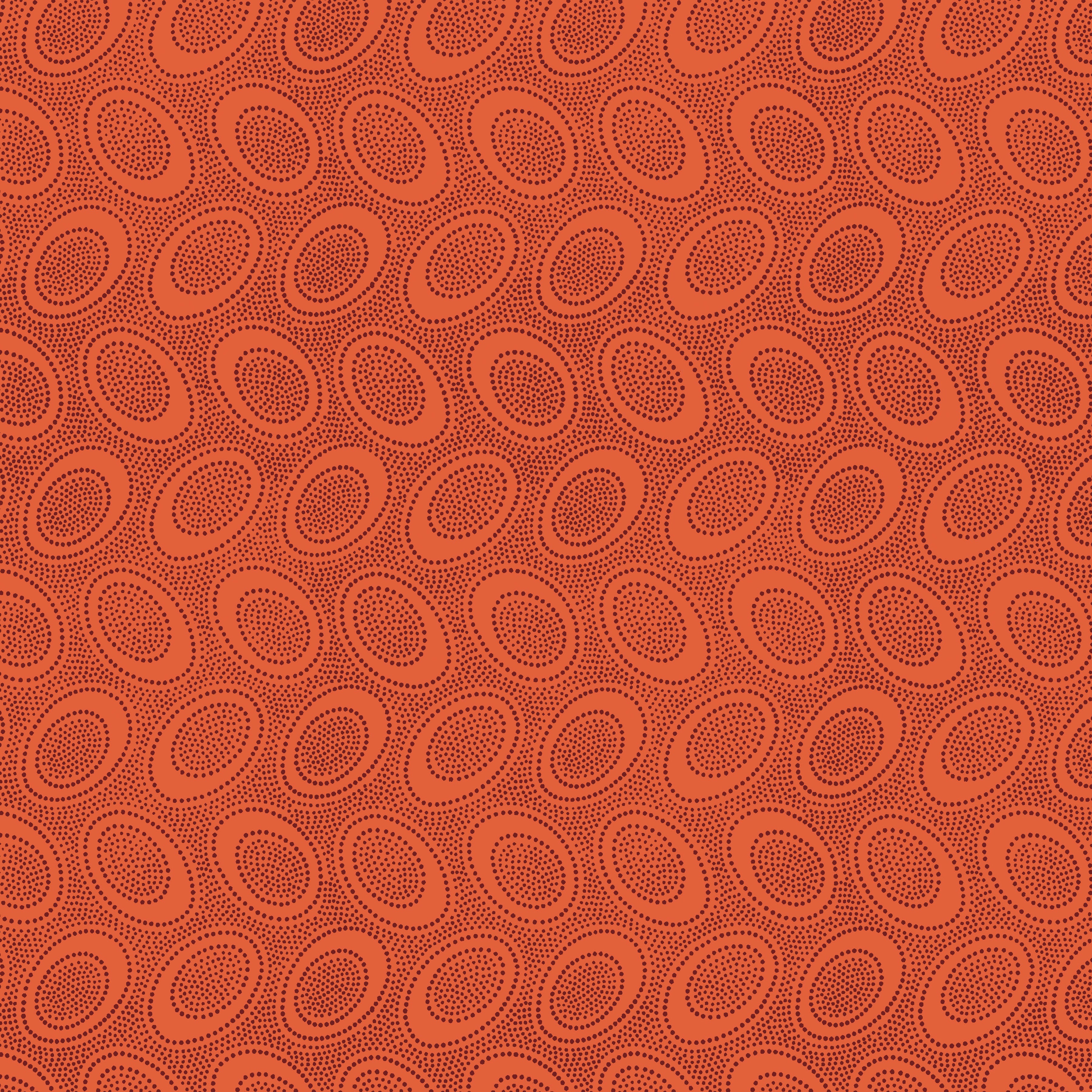 Classics | Aboriginal Dot - Orange by Kaffe Fasett for Kaffe Fassett Collective | GP71.ORAN