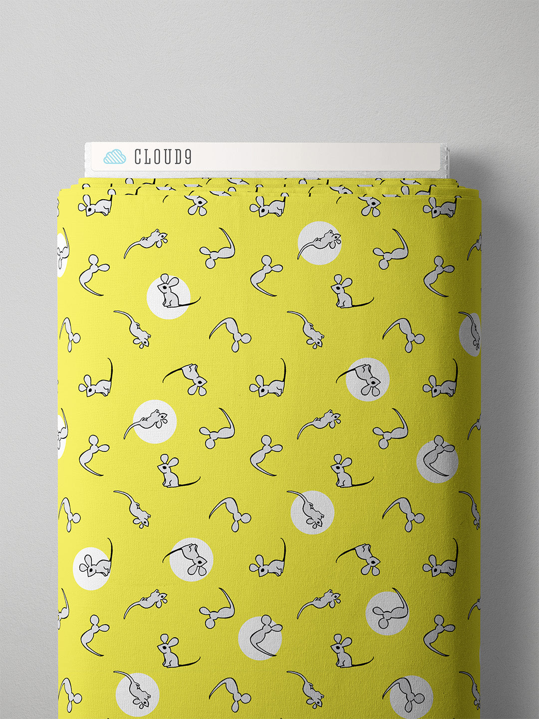 Goodnight Moon | Mouse in Yellow (227865) by Margaret Wise Brown for Cloud9 | 100% Organic Cotton