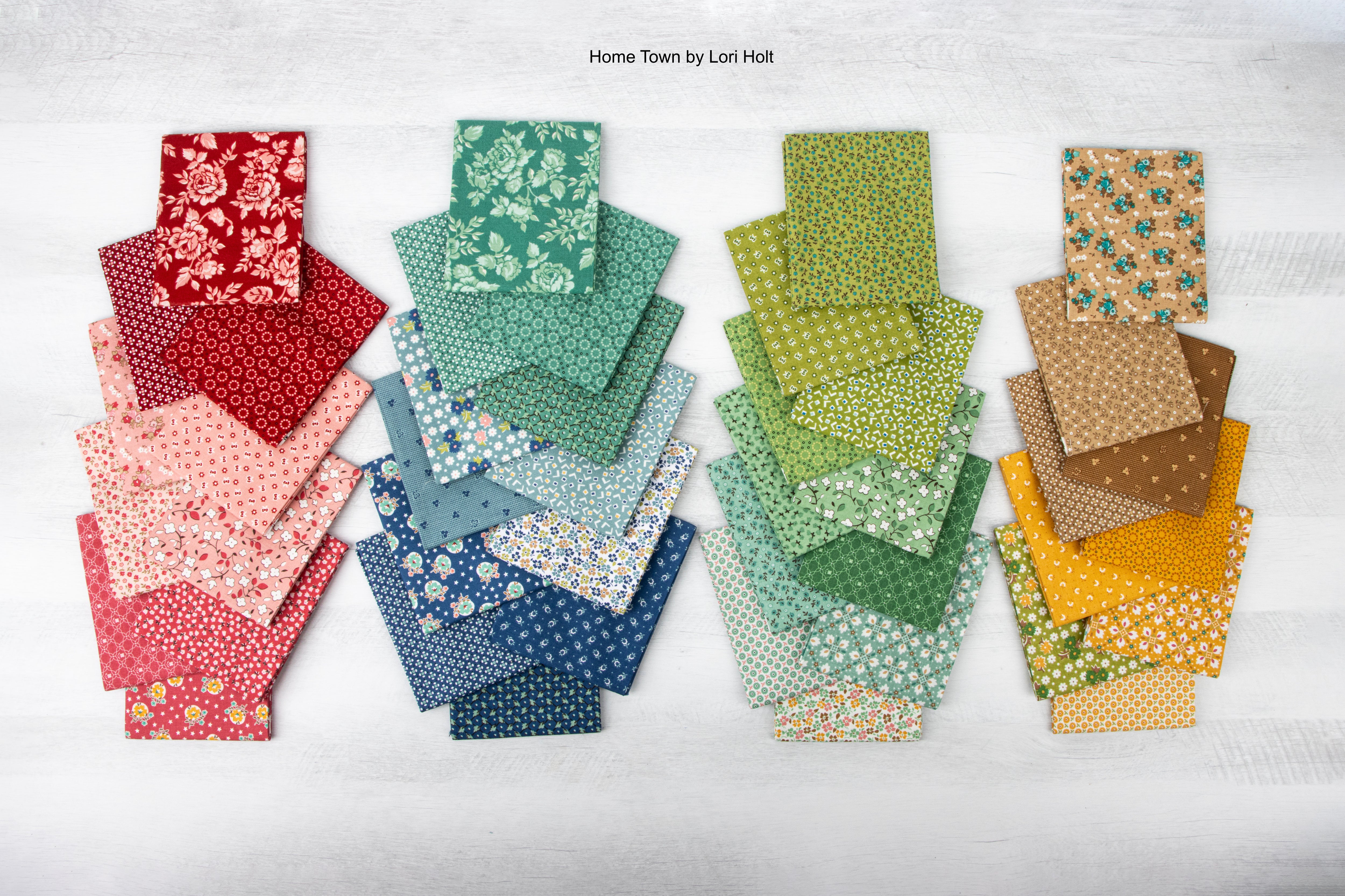 Home Town | Fat Quarter Bundle by Lori Holt for Riley Blake | FQ-13580-42 | 42 pcs