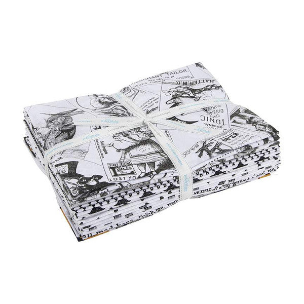 Mad Masquerade 1-Yard Bundle White by J Wecker Frisch - 14pcs