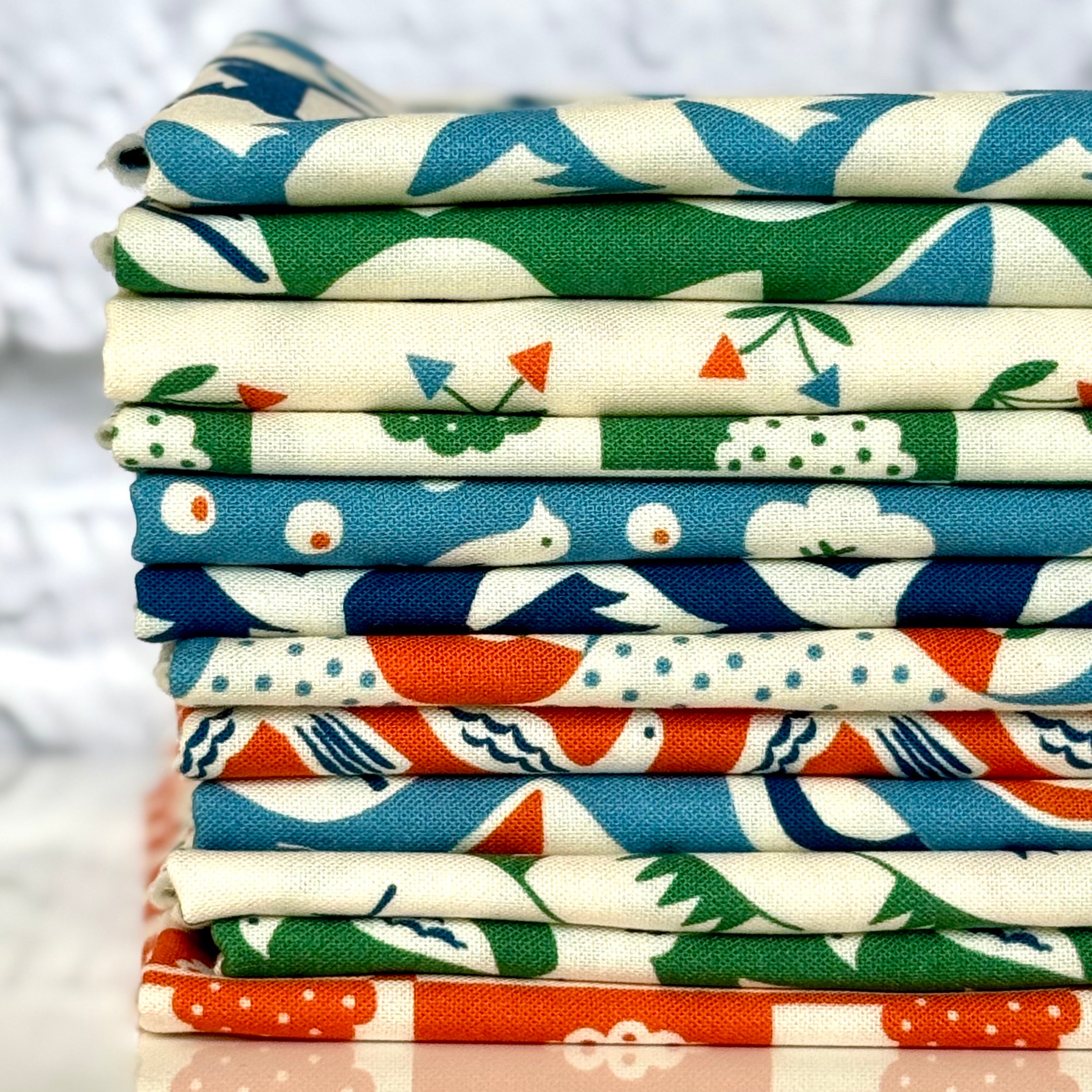 Orchard Deco | Holly Tree Orange by Ariana Martin for Cloud9 | 227942 | 100% Organic Cotton