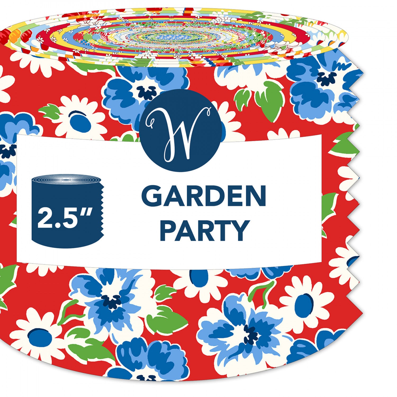 Garden Party | 2.5" Strip Roll by Whistler Studios for Windham Fabrics | 40 pcs