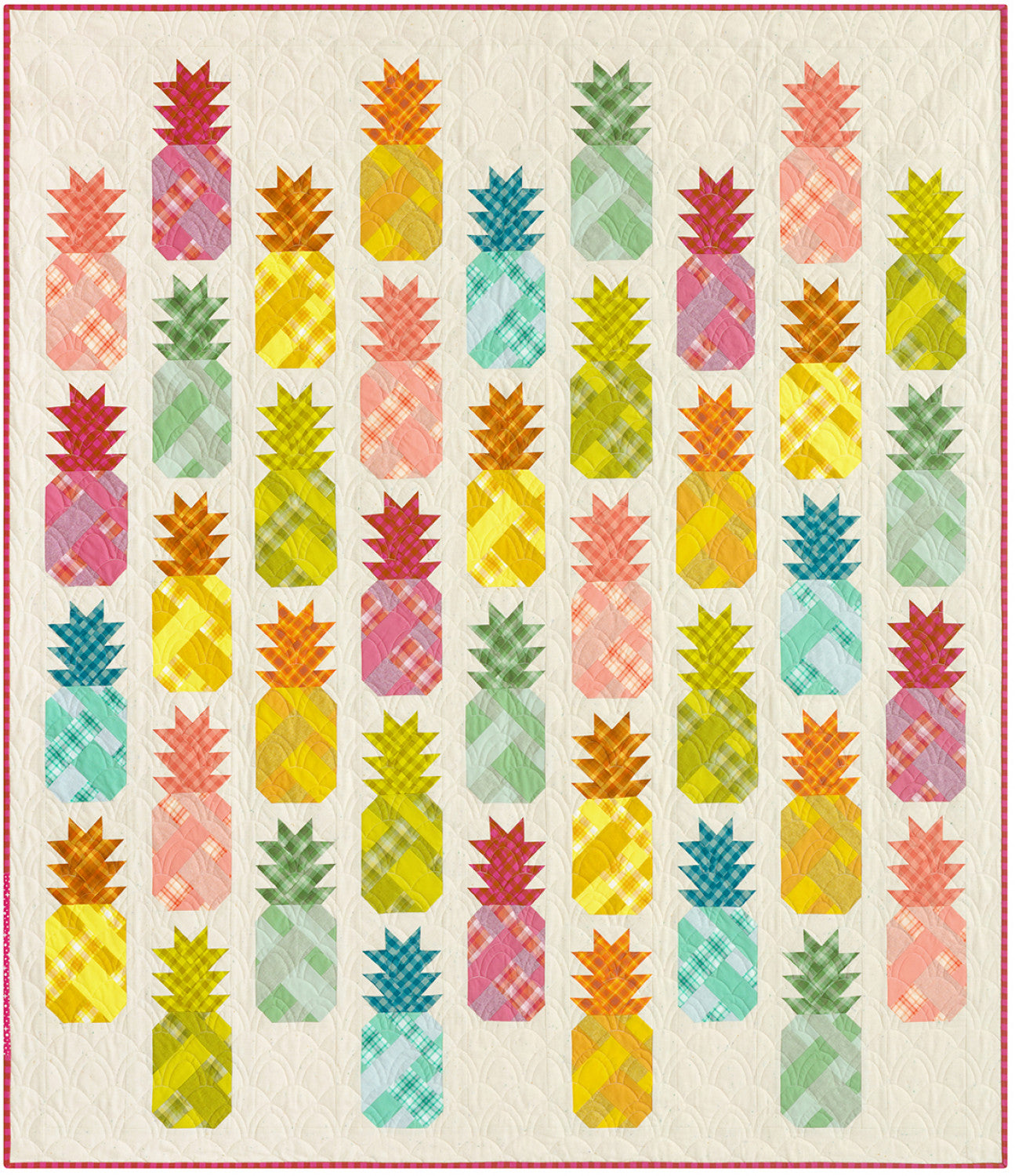 Pineapple Farm Quilt Kit by Elizabeth Hartman - Kitchen Window Wovens (60"x70")