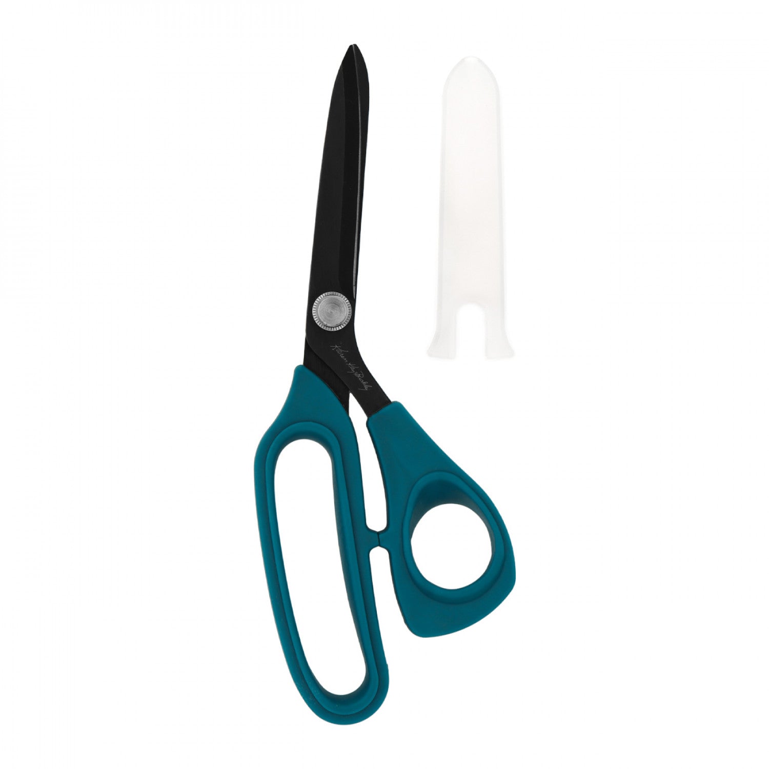 Perfect Scissors 8-1/2in by Karen Kay Buckley | Dark Teal Large Bent Handle Micro-Serrated Non-Slip Blade