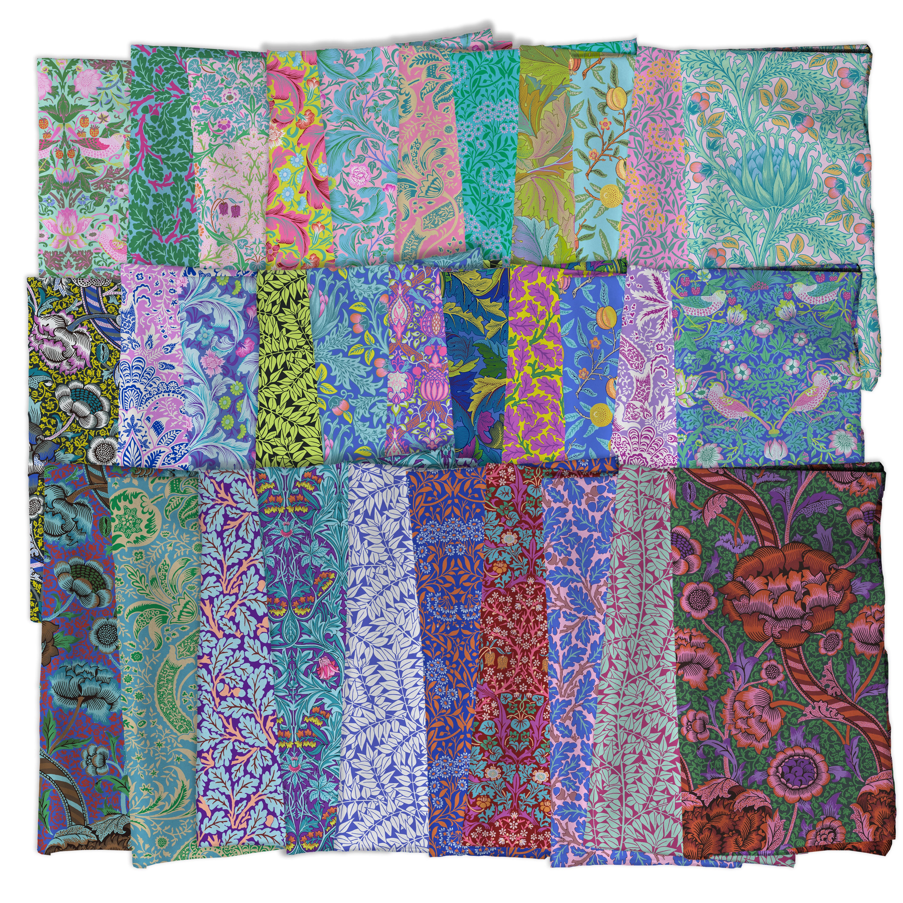 Kaffe Fassett x Morris & Co. | Acanthus - Jade by Free Spirit Fabrics | PWKW006.JADE