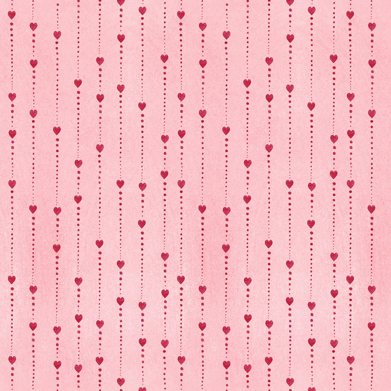 Love Birds | Heart Stripe Pink by Debbie Monson for P&B Textiles | LBIR5338-P