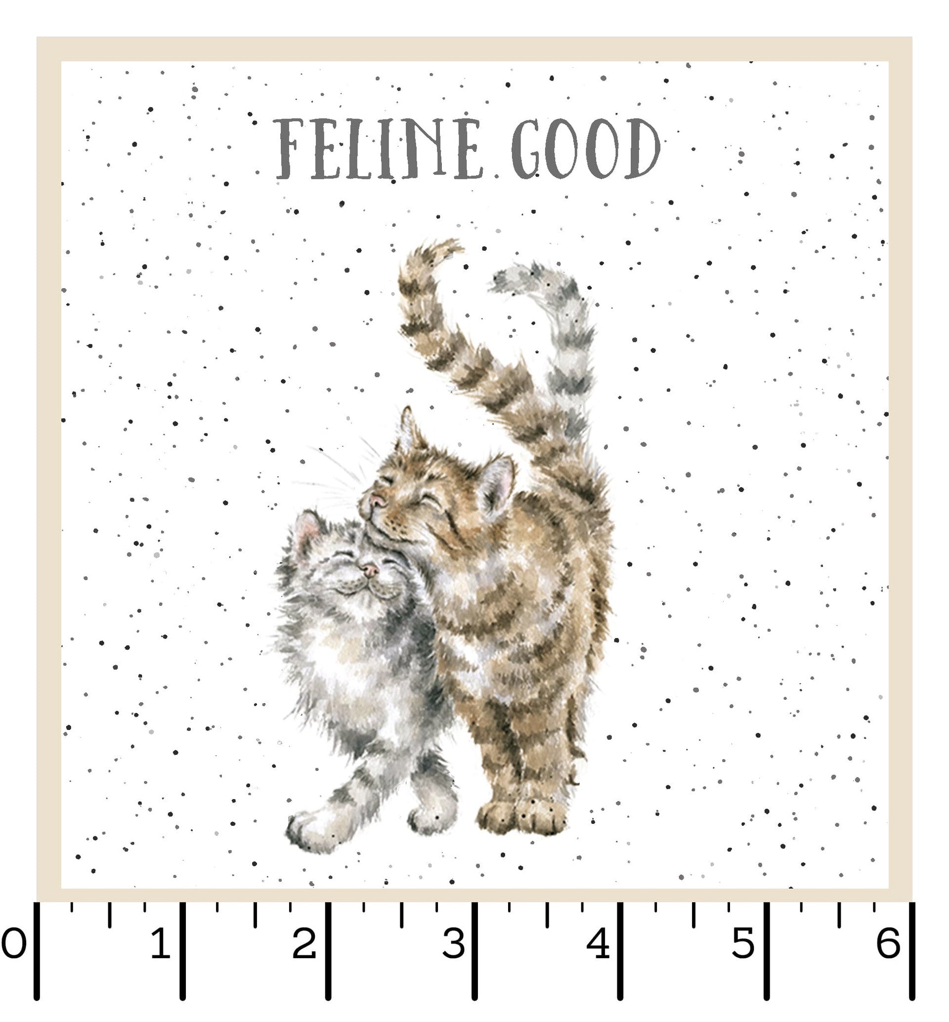 Whiskers & Paws | 27" Panel - Cats - Grey by Hannah Dale for Maywood Studio | MAS10410-K