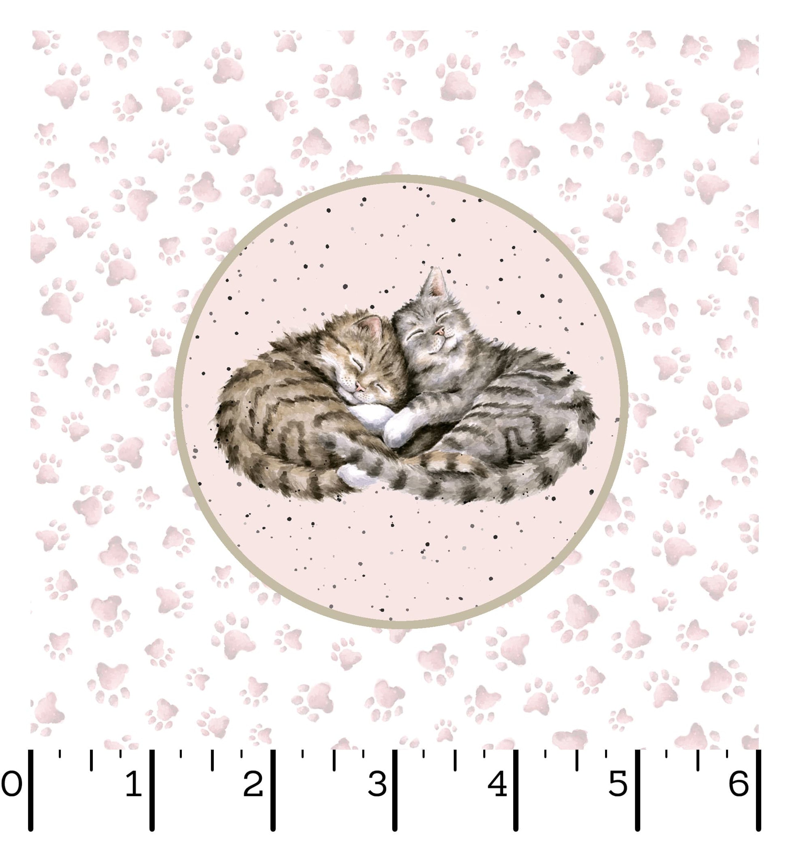 Whiskers & Paws | 3.75" Running Circles - Cats - Multi by Hannah Dale for Maywood Studio | MAS10413-Z (Copy)